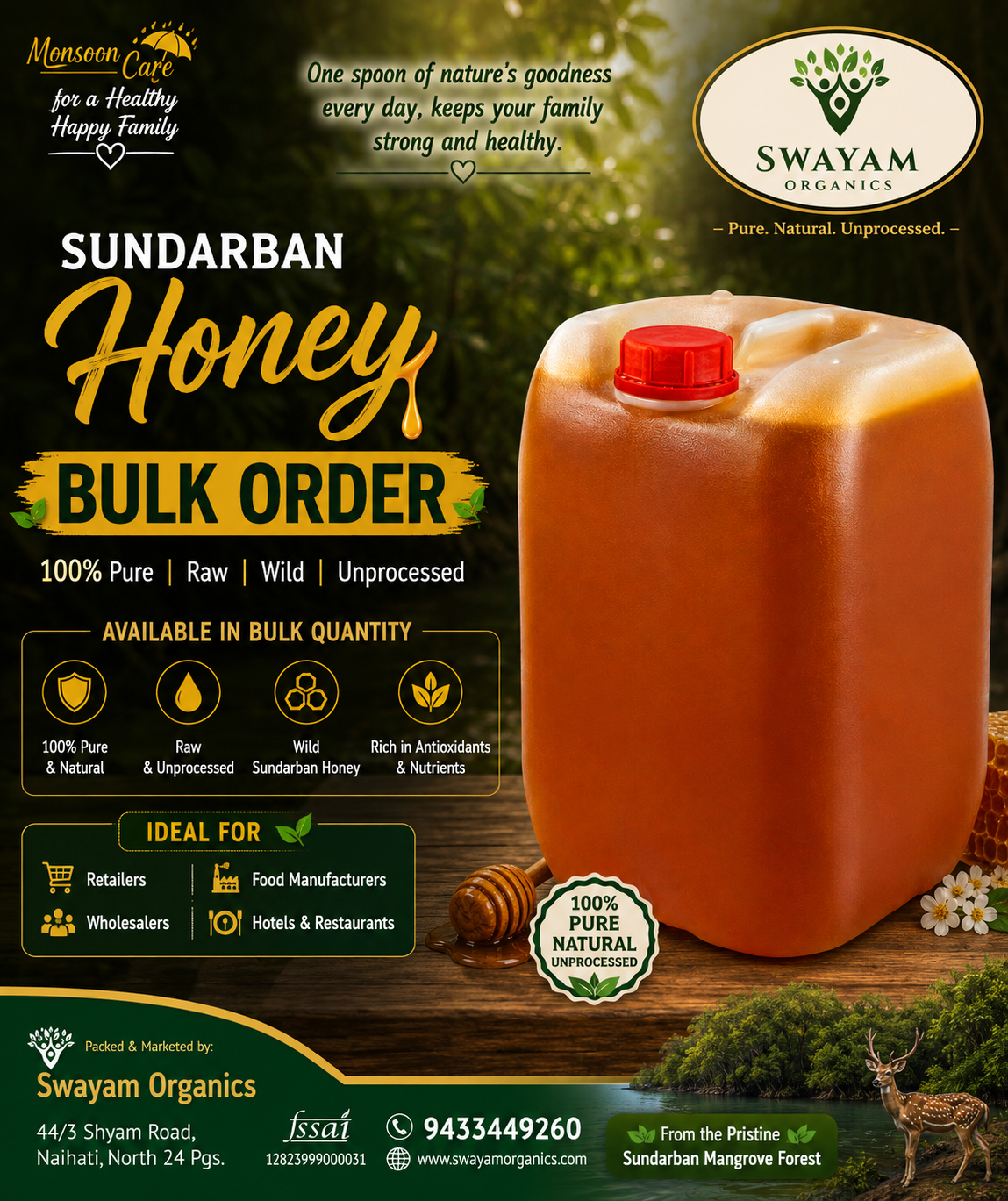 Sundarban Honey for Bulk Orders